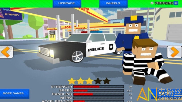 警察打字游戏：抓小偷！