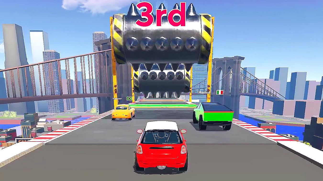 撞头赛车手机游戏-手机游戏：非常刺激的撞头竞速