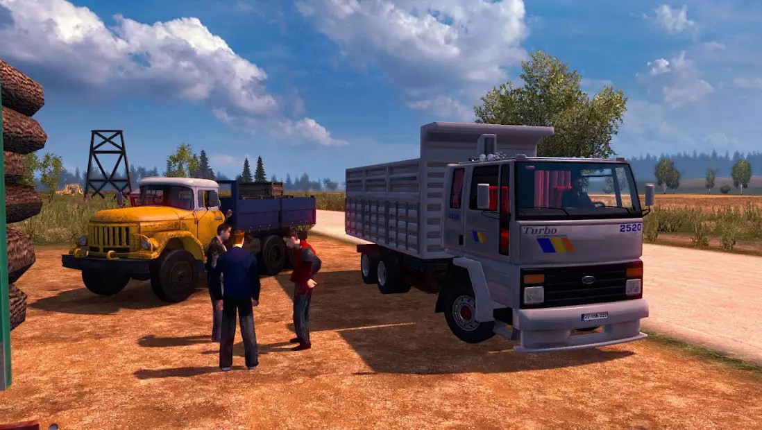 手机最真实的卡车模拟游戏-卡车司机日常：路上奔波的生活