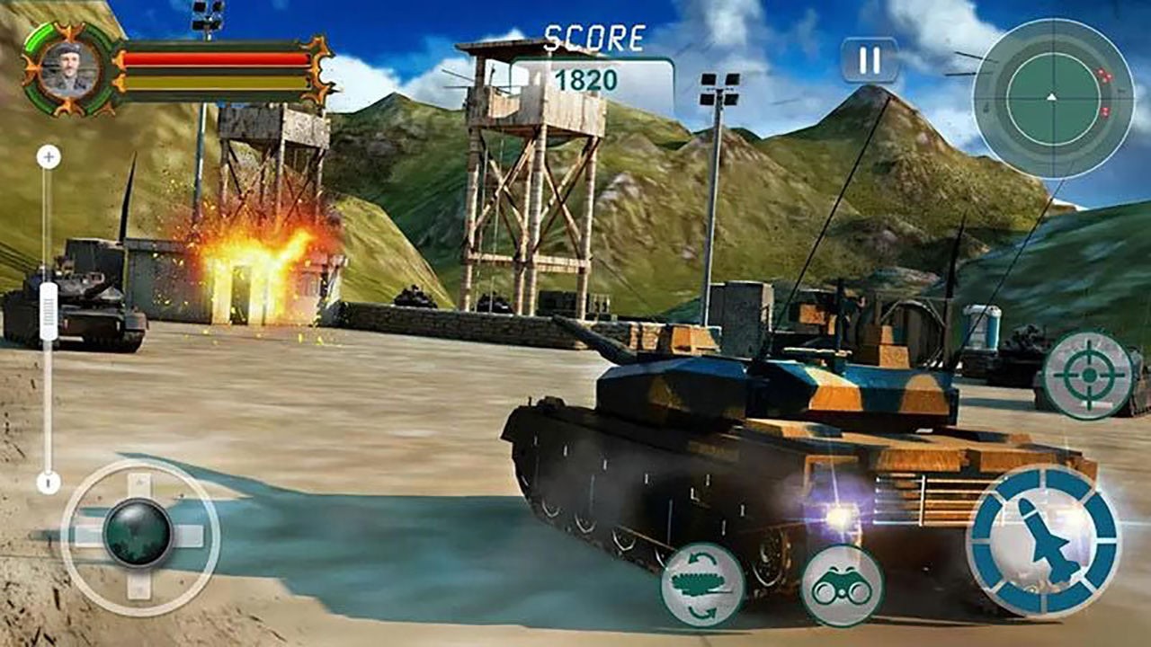 双人游戏手机版坦克-全新手机游戏，玩家身临其境体验真实坦克大战